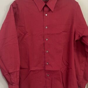 Van Heusen Bold Red Dress Shirt